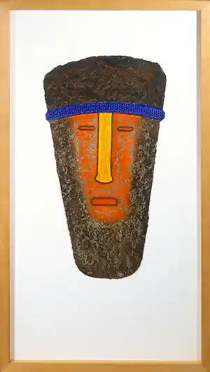 Alain Berck Vitz - Zeefdruk, Meditation Man - Ingelijst verkauft für € 50!