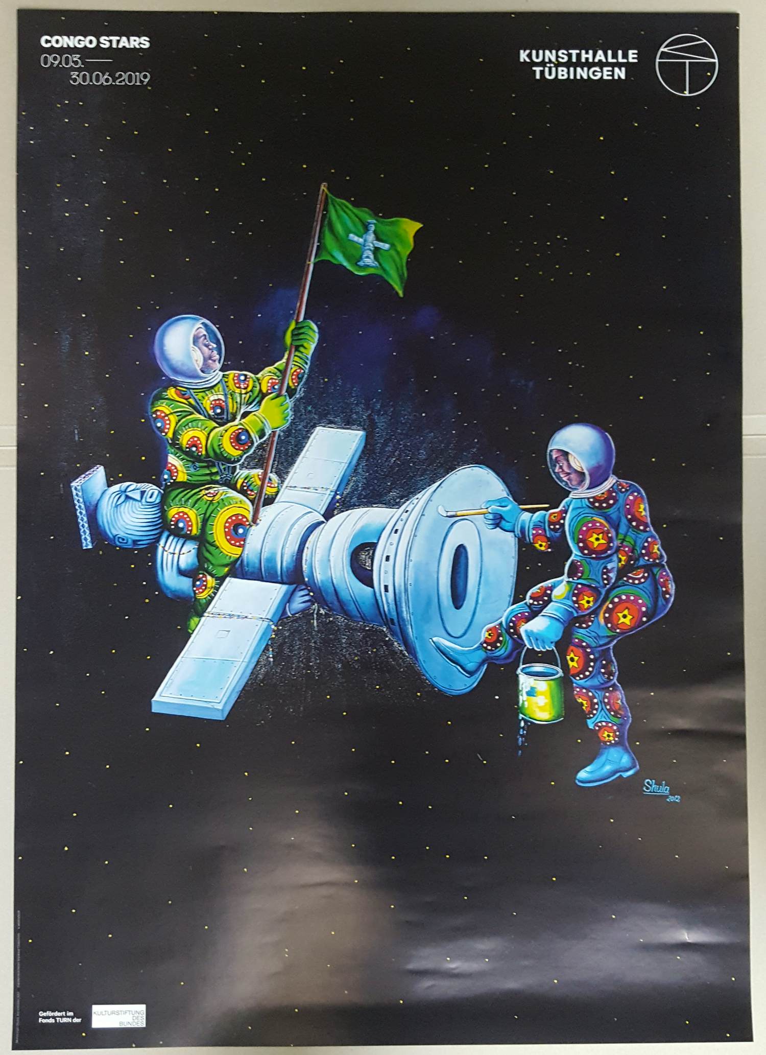 Monsengo Shula - Congo Stars Ausstellungsplakat Kunsthalle Tübingen 2019 kopen? Bied vanaf 35!