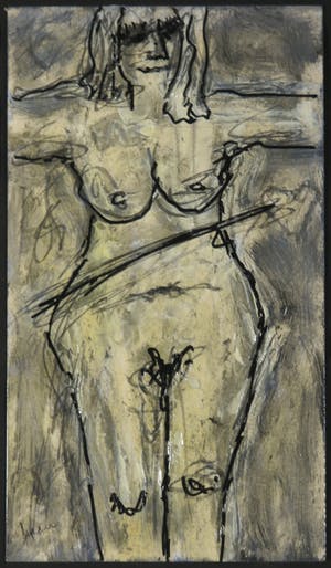 Pieter Haan - Lot van zeven werken, diverse voorstellingen in thema naakt kopen? Bied vanaf 1!