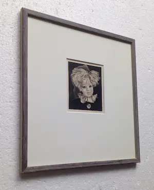 Ina Rahusen - Litho - Portret van een pop - Handgesigneerd kopen? Bied vanaf 40!