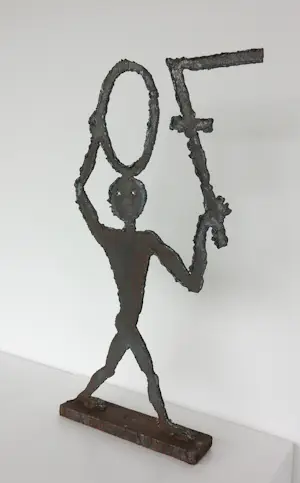 Albrecht Genin - Metalen sculptuur, Figur 70 kopen? Bied vanaf 500!
