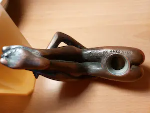 Bruno Bruni - Bronzen sculptuur FIORA op parfumfles voor LES BEAUX ARTS kopen? Bied vanaf 50!