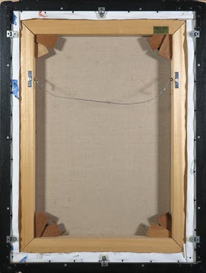 Arty Grimm - Gemengde techniek op doek, Abstracte compositie - Ingelijst kopen? Bied vanaf 300!