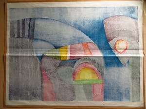 Guillaume Le Roy - Zonder titel - Houtsnede kopen? Bied vanaf 55!