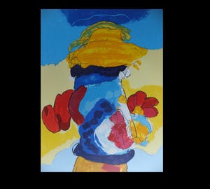 Henk van Vessem - abstract kopen? Bied vanaf 25!