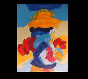 Henk van Vessem - abstract verkocht voor € 25!