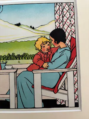 Rie Cramer - Kind bij moeder op schoot kopen? Bied vanaf 25!