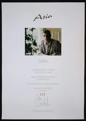 Nico Vrielink - Twee gesigneerde litho's in casette, Asia kopen? Bied vanaf 50!