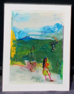 Pieter Defesche - Ingelijste gemengde techniek: Ramatonga - 1973 kopen? Bied vanaf 499!