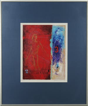 Piotr Konkel - Zeefdruk, Or b seen - Ingelijst kopen? Bied vanaf 20!