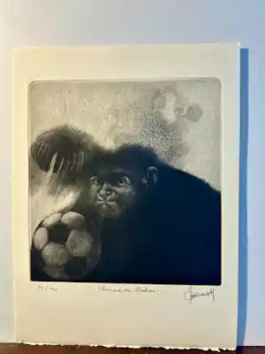 AcheterMaurice Pasternak - Homme au ballon? Enchérissez de 85!