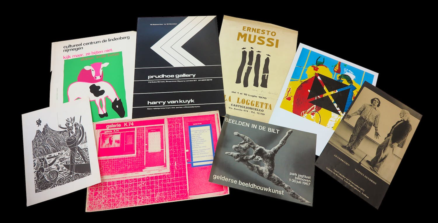 Harry van Kuyk - en andere! - Lot van diverse affiches en uitgaves verkocht voor € 1!