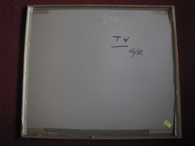 Wil van Dinther - Sterk impressionistisch Houtskool "Brabants landschap met hooimijten" gesigneerd kopen? Bied vanaf 1!