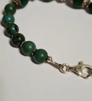 Nieuwe Armband van natuurlijke turquoise en groene Jade kopen? Bied vanaf 80!