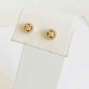 Diamanten halo-oorringen kaufen? Bieten Sie von 640!