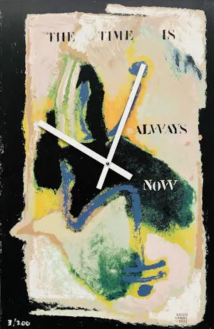 AcheterJeroen Krabbé - The Time is always now ( zeefdruk met werkende klok)? Enchérissez de 195!