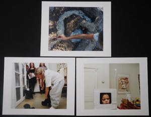 Niet of onleesbaar gesigneerd - Foto, Lot van drie foto's op kunststof kopen? Bied vanaf 1!