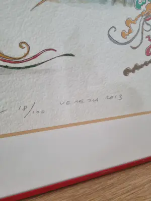 Niet of onleesbaar gesigneerd - Gianfranco missiaja, harlekijnen , venetië kopen? Bied vanaf 1!