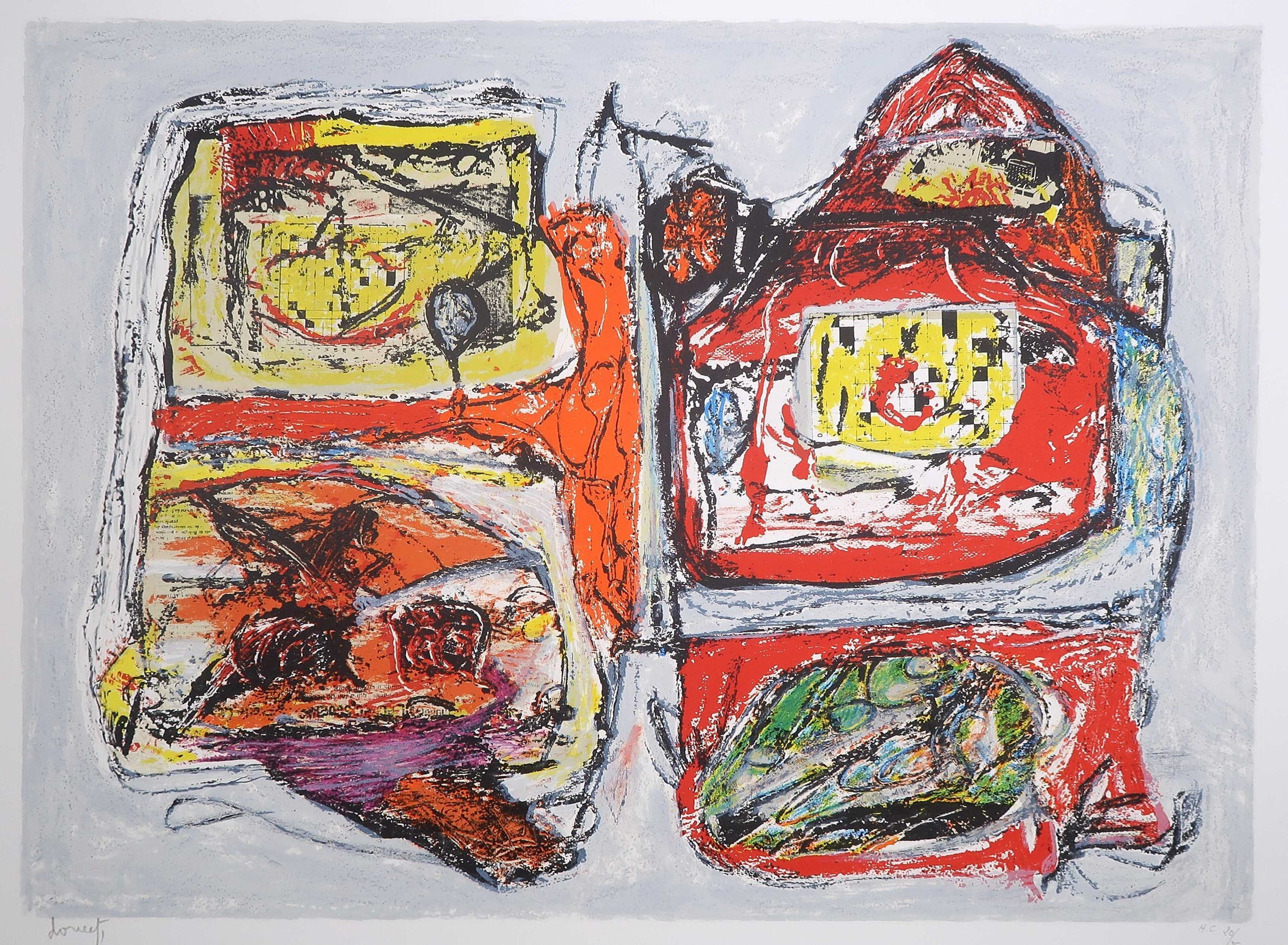 Jacques Doucet - Litho, Rivages-visages-paysages du Sepik kopen? Bied vanaf 100!