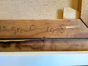 Niet of onleesbaar gesigneerd - Zomer a/d Vliet, 1958 (Toren van Voorschoten o/d achtergrond) kopen? Bied vanaf 1!