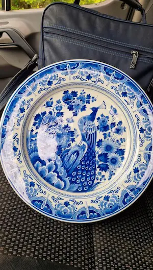 Royal Leerdam - Delfstblauw pauw bloemen kaufen? Bieten Sie von 300!