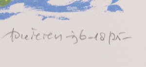 Jef Diederen - Litho, Zonder titel kopen? Bied vanaf 1!