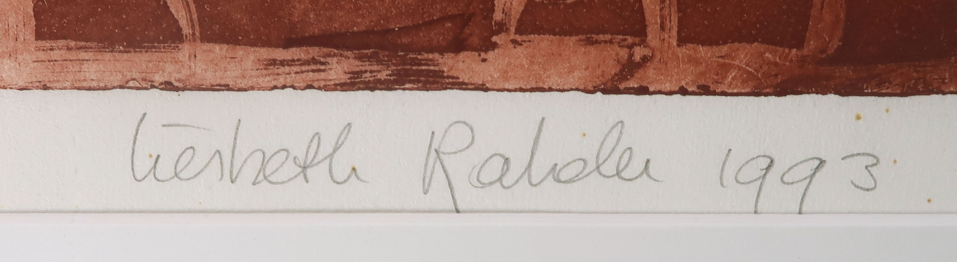 Liesbeth Rahder - Kleurenets en aquatint, 4 Kanten A - Ingelijst kopen? Bied vanaf 50!