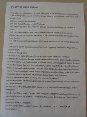 Hans Abbing - Houtskool tekening van een gezicht kopen? Bied vanaf 50!