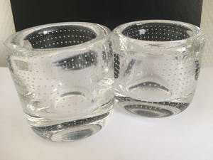 Royal Leerdam - Spijkerglas waxinelichthouders kopen? Bied vanaf 40!