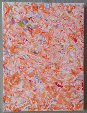 Paul Louis Van Den Bergh - Acryl en tempera op doek - "Tirade" - Gesigneerd kopen? Bied vanaf 40!