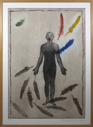 Mark Brusse - Kleurenets, Just like trees - Ingelijst (Zeer groot) kopen? Bied vanaf 150!