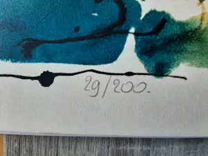 Nic Jonk - Zeefdruk, Geliefden kopen? Bied vanaf 35!