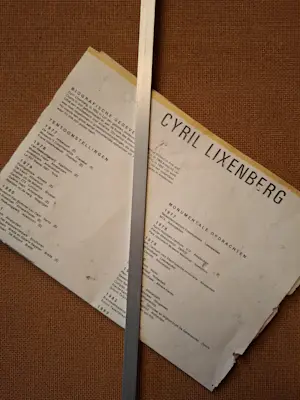 Cyril Lixenberg - Zonder titel kopen? Bied vanaf 400!