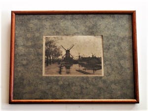 Jan Hillebrand Wijsmuller - Haagse School! 19e Eeuwse Ets "Wetering bij de Baarsjes bij Amsterdam" kopen? Bied vanaf 1!
