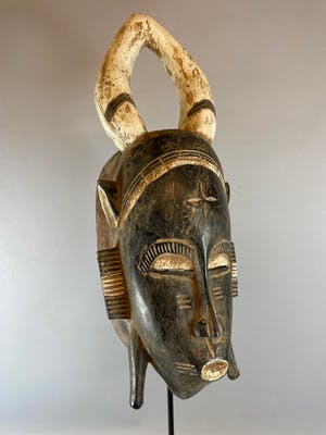 Baule - African Tribal Used Baule mask - Iv. Coast. kopen? Bied vanaf 45!