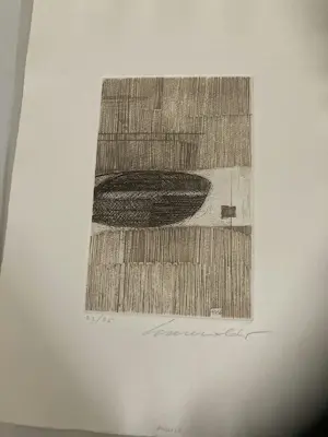 Servulo Esmeraldo - 5 carborandum etsen in kleur kopen? Bied vanaf 250!