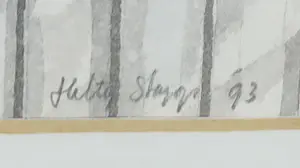 Han van Hagen - Inkttekening, Werk aan de muur - Ingelijst kopen? Bied vanaf 1!