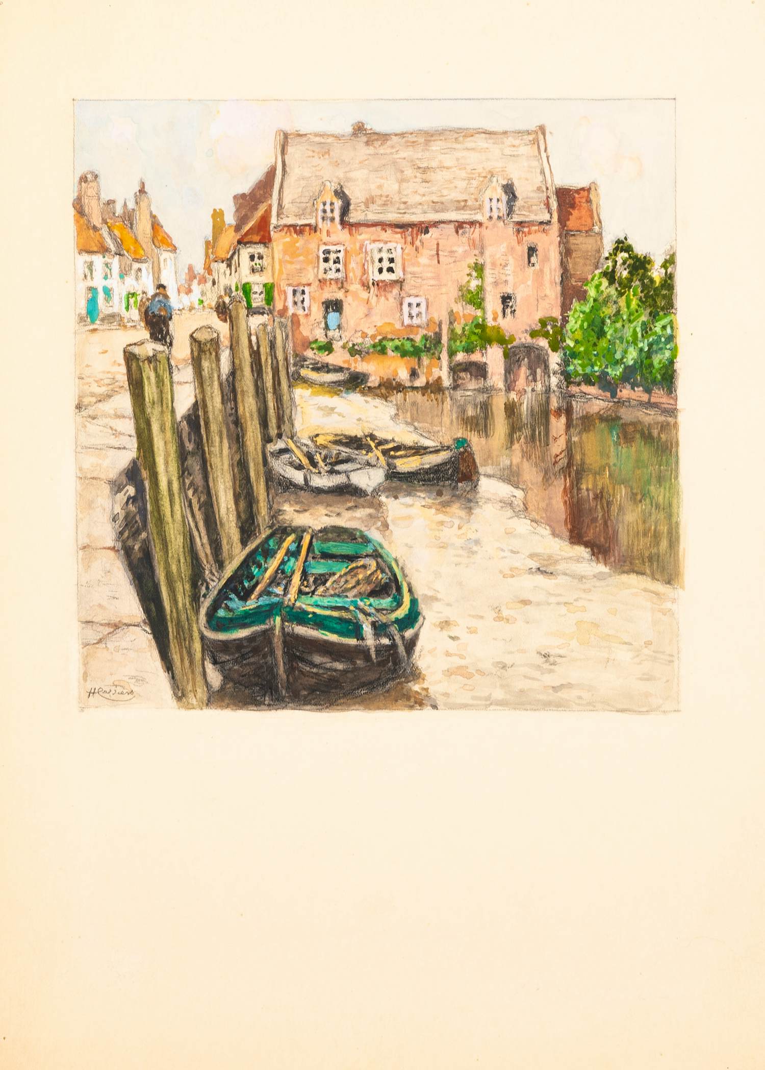 Henry Cassiers - Boten langs het water kopen? Bied vanaf 250!