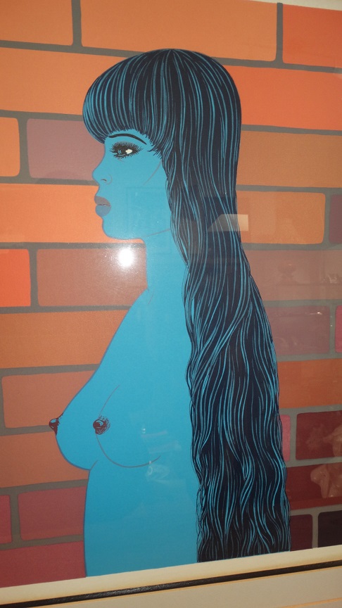 Felix Labisse - blauwe naakte dame kopen? Bied vanaf 200!