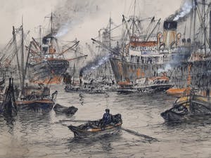 Joop Molenaar - Bedrijvigheid in de Rotterdamse Maashaven kopen? Bied vanaf 170!