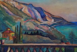 Matthieu Wiegman - Kustlandschap bij Menton (Z-Frankrijk) kopen? Bied vanaf 2000!