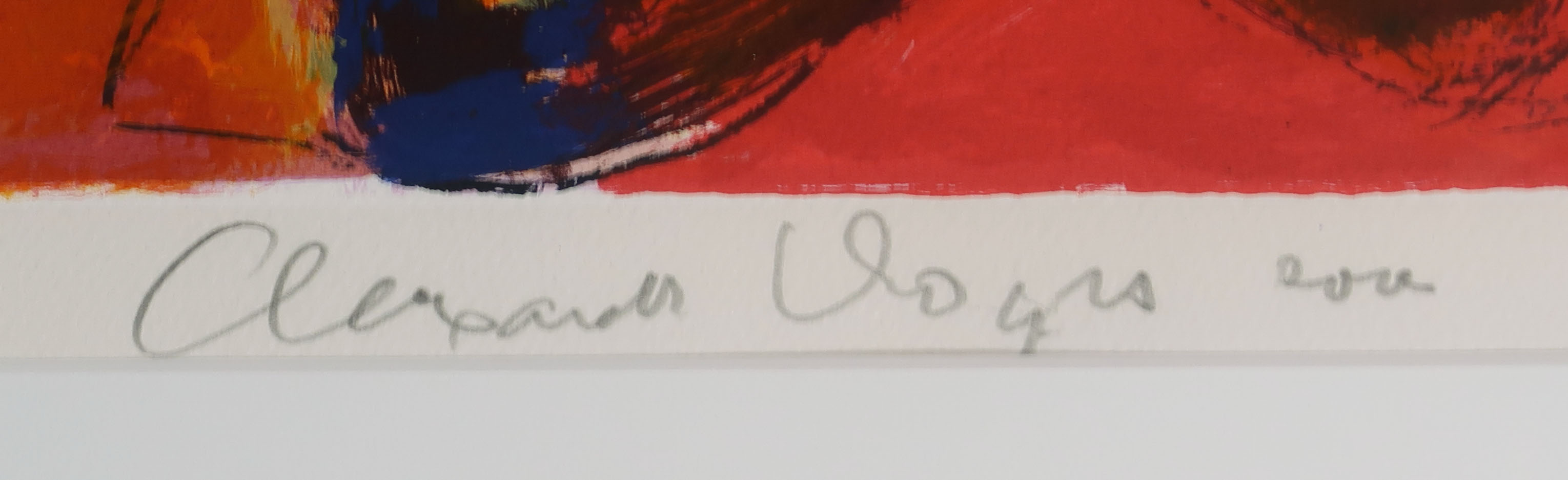 Alexander Vogels - Zeefdruk, Waterdrinker - Ingelijst kopen? Bied vanaf 50!