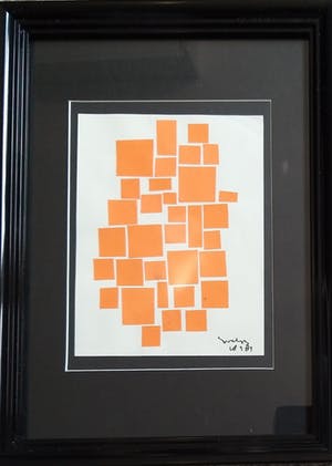 Siep van den Berg - Collage met oranje kopen? Bied vanaf 125!