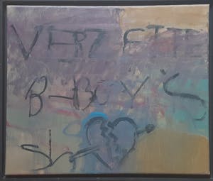 Jurjen de Haan - Laatste keer! " B-Boy's " - Olieverfschilderij uit 1979 kopen? Bied vanaf 200!
