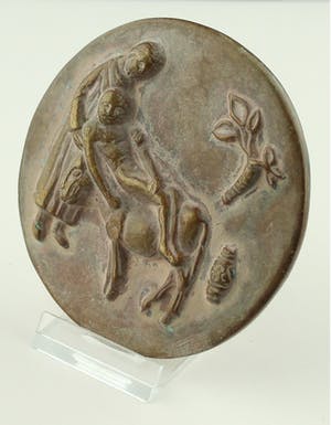 Inka Klinckhard - Bronzen penning: Barmhartige Samaritaan, jaar onbekend kopen? Bied vanaf 125!