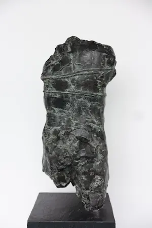 Kiny Copinga - Brons, Vrouwelijke torso in draad gewikkeld (Groot!) kopen? Bied vanaf 1400!