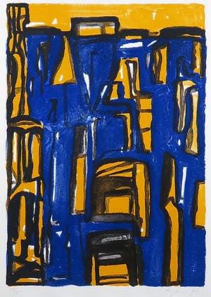Theo Kuijpers - Litho, Zonder titel - Ingelijst kopen? Bied vanaf 35!