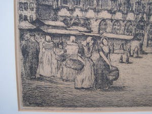 Niet of onleesbaar gesigneerd - Stadhuis Middelburg kopen? Bied vanaf 1!