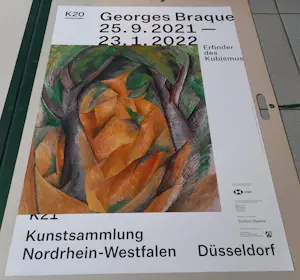 Georges Braque - Les Arbres Ausstellungsplakat Düsseldorf 2021 kopen? Bied vanaf 40!