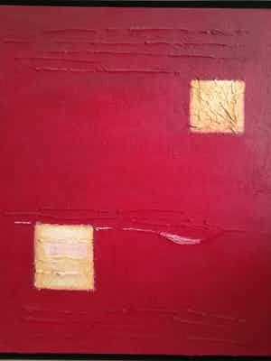 Han Teng - origineel werk, abstract en krachtig verkocht voor € 59!